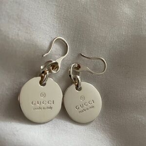 NEW Gorgeous Gucci logo disc earrings!